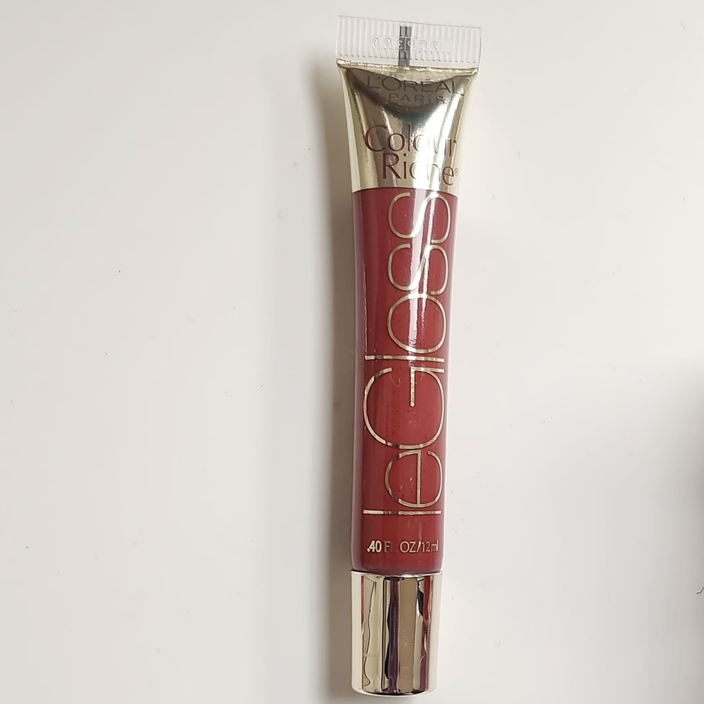 NWT L'ORÉAL COLOUR RICHE LIP GLOSS N°161 MYSTIC MAUVE!